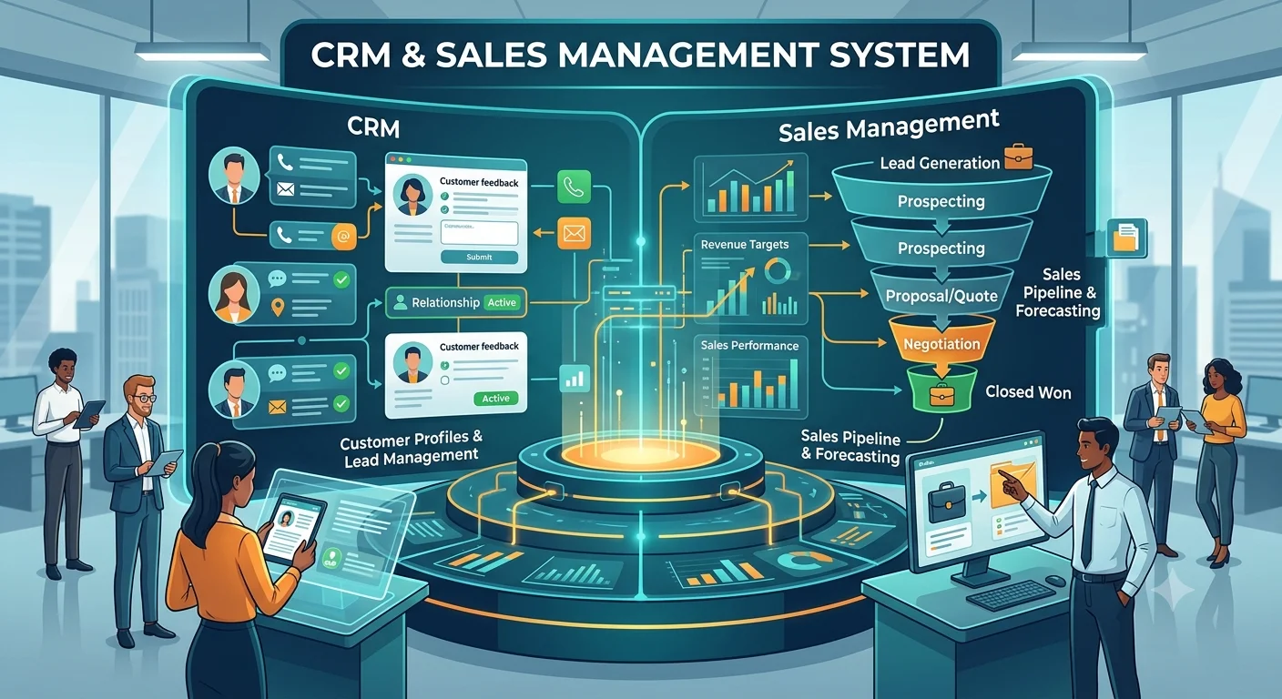 CRM & Sales Management System