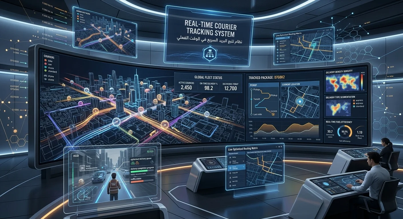 Real-time Courier Tracking System